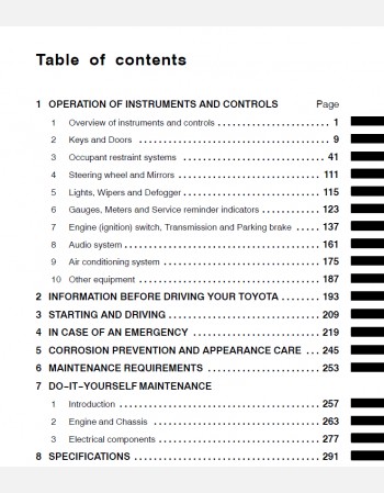 toyota aygo 2011 owners manual rhd & lhd